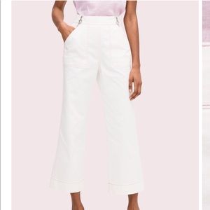 Kate Spade Denim Zip Flare Pant